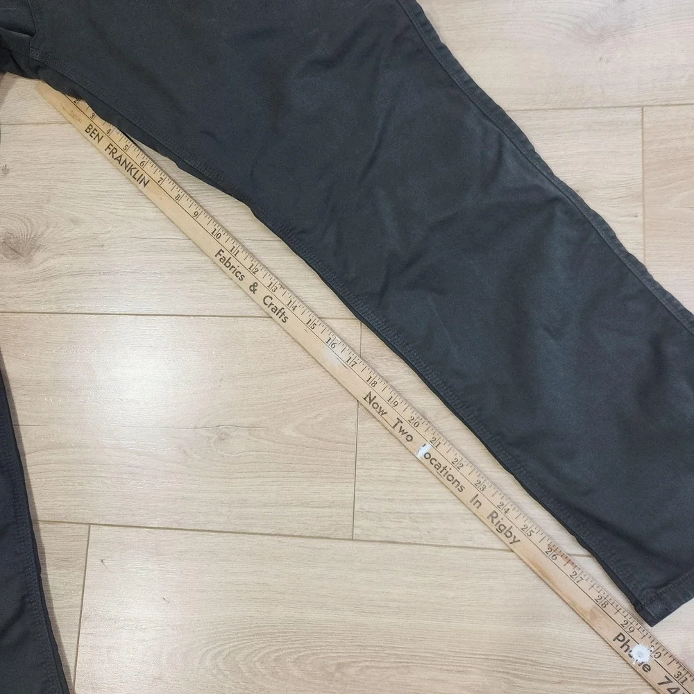 DU/ER No Sweat Pants Mens 38x30 Black N2X Relaxed Taper Stretch Denim Casual